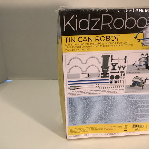 Kids Robotix Tin Can Robot Steam Powered Kids 4M - Picture 5 of 14